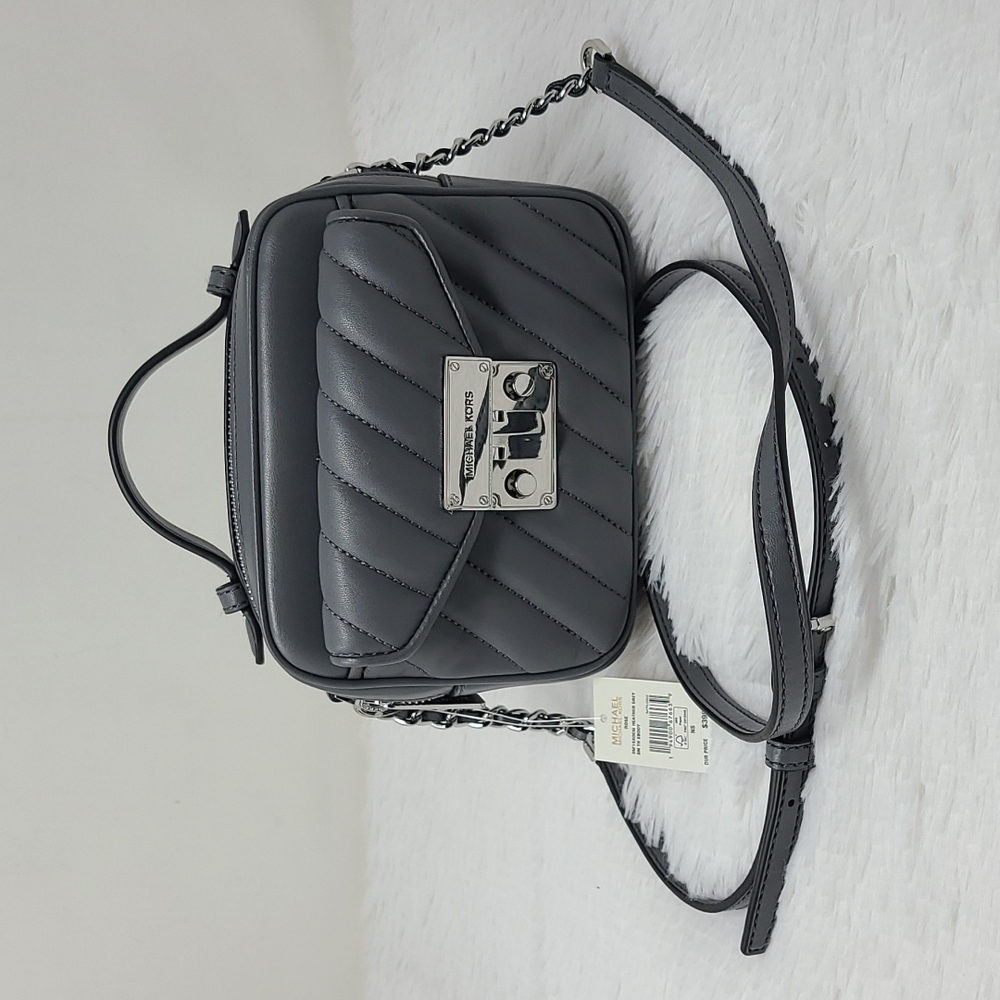 Michael Kors ROSE SM TH Crossbody Heather Grey